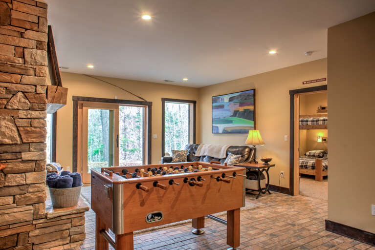 Lower Level - Living Area & Bedroom Four
