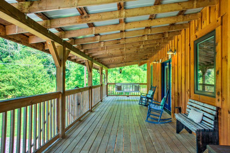 Deck with Rocking Chairs Deck with Rocking Chairs