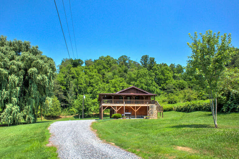 Driveway to Dillingham Dacha