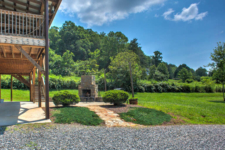 Path to Outdoor Fireplace Path to Outdoor Fireplace