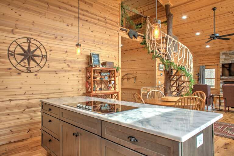 Kitchen Island w/ Built-In Stove