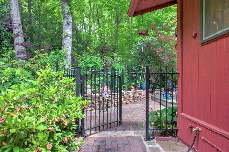 Gate leading to Back Deck
