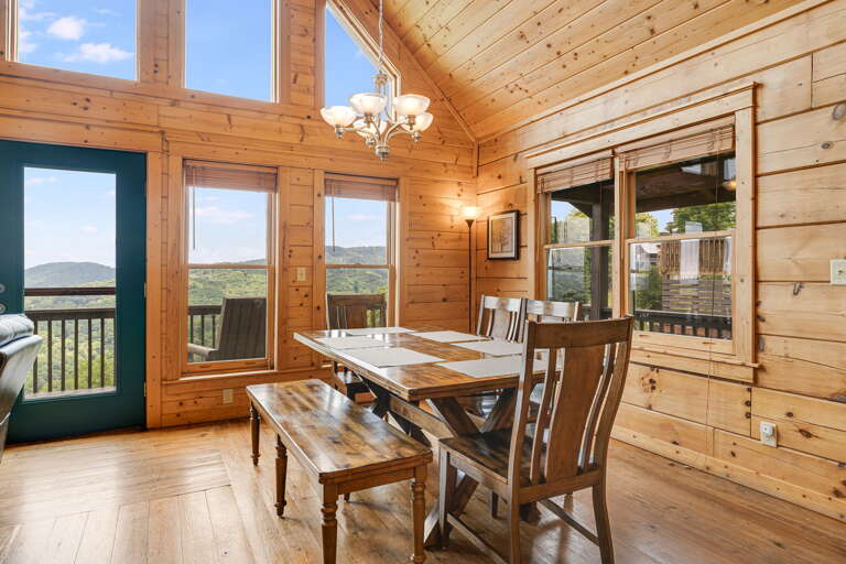 Dining Area w/ Mountain Views