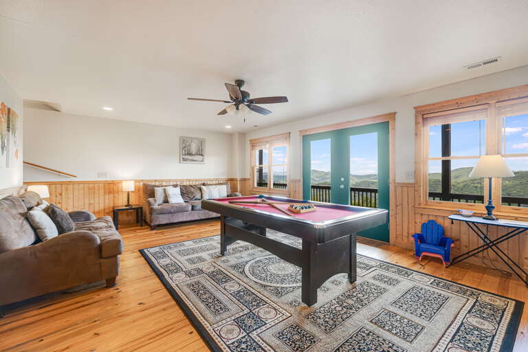 Rec Room w/ Covered Deck Access
