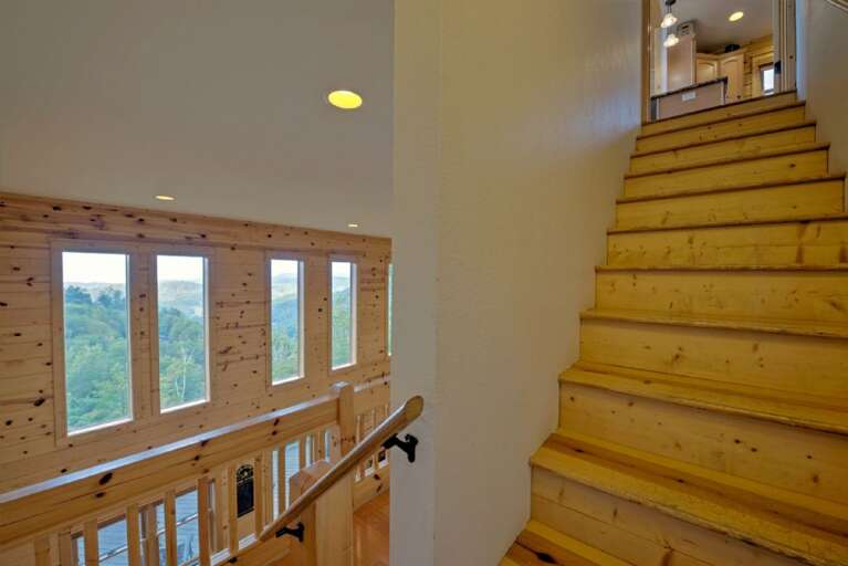 Stairs to Mezzanine Level