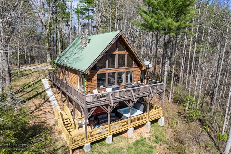 Multi-Level Decks with Outdoor Seating, Dining, and a Hot Tub Multi-Level Decks with Outdoor Seating, Dining, and a Hot Tub