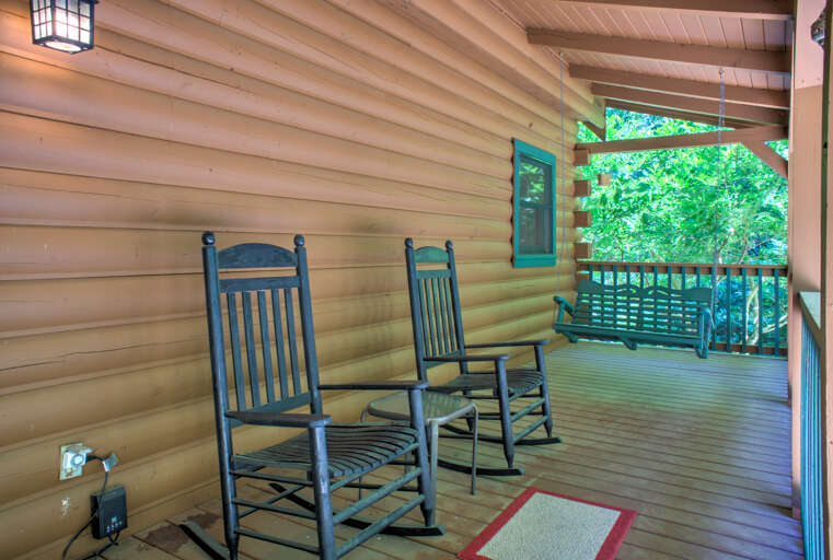Rocking Chairs on Covered Deck