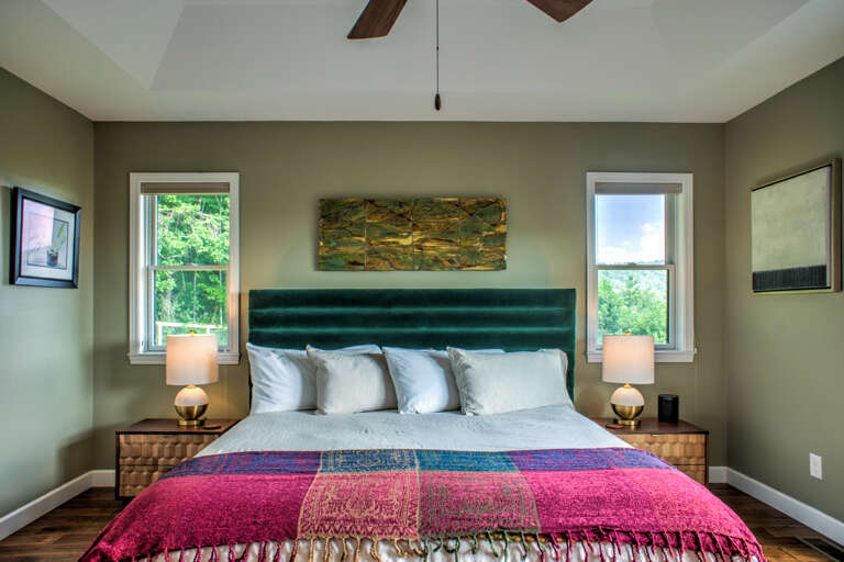 Bedroom 1 - 1 King Bed with Hot Tub Access