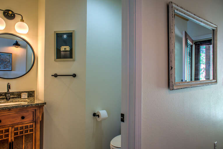 Half Bath in Hallway