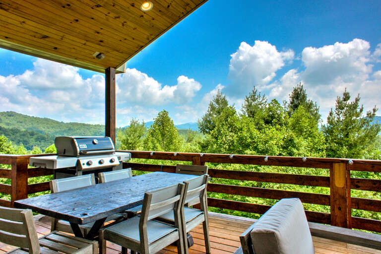 Grill and Outdoor Dining Area