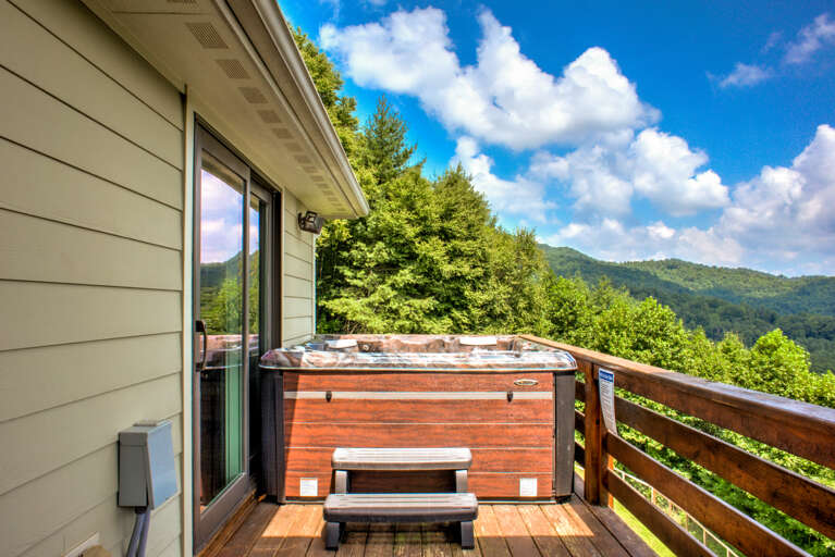 Hot Tub with Mountain Views