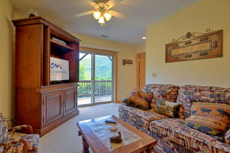 Sitting Room with Queen Sleeper Sofa, Lower Level