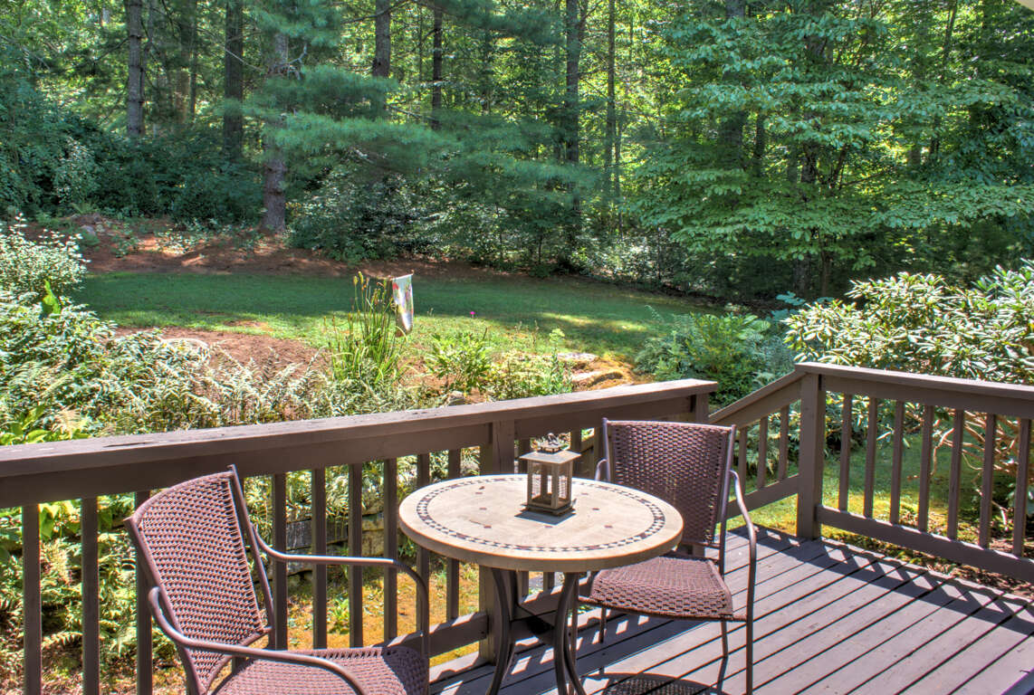 Seating Area on Deck Seating Area on Deck