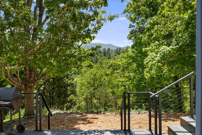 Distant Mountain Views From the Front Porch