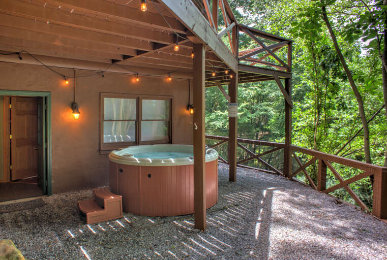 Unwind with a Soak in the Hot Tub