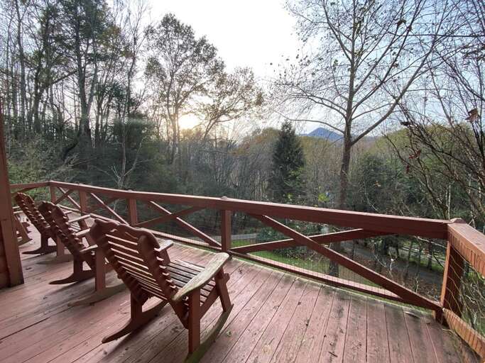 Mountain Views from Deck (Winter Views)