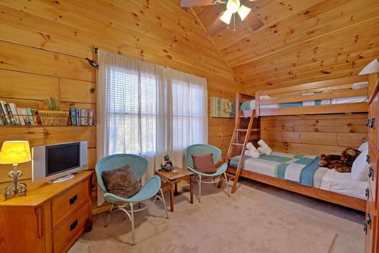 Upper Level - Bedroom Three - Twin/Full Bunk Bed