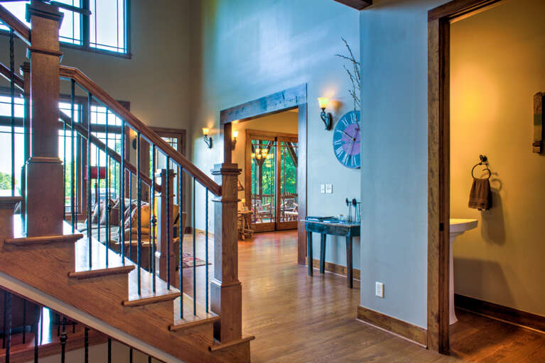 Front Entrance Foyer & Half Bath
