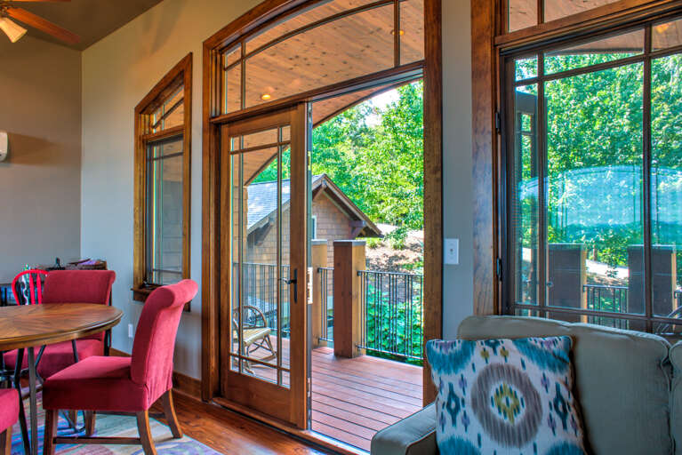 Upper Level Landing w/ Access to Covered Balcony