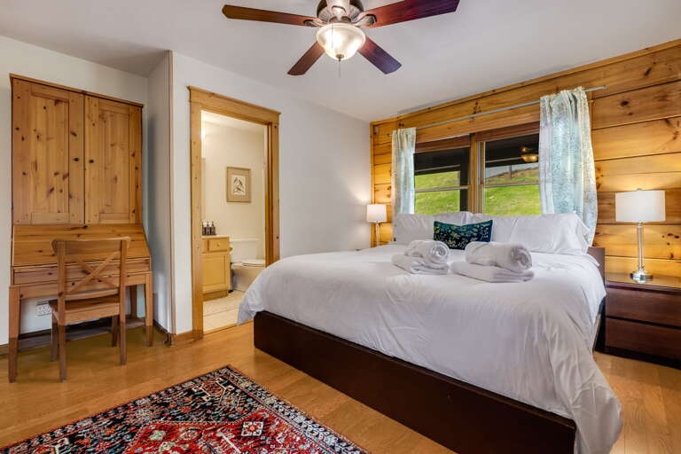 Main Suite/Bedroom One - King Bed w/ Attached Full Bath