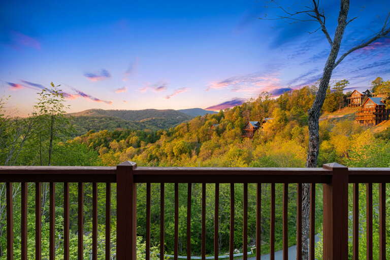 Mountain Surroundings At Twilight