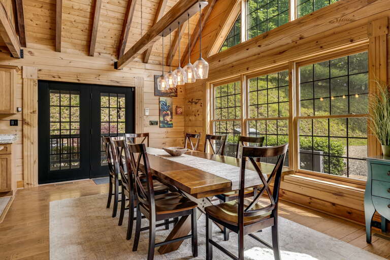 Dining Area w/ Patio Access