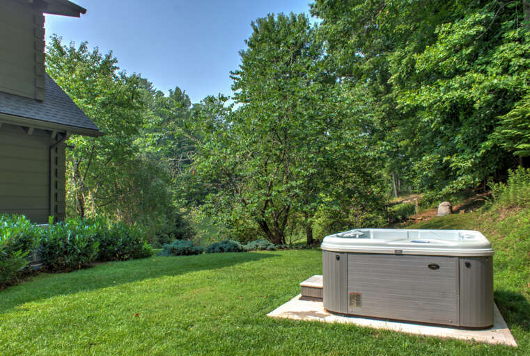 Hot Tub w/ Wooded Privacy Hot Tub w/ Wooded Privacy