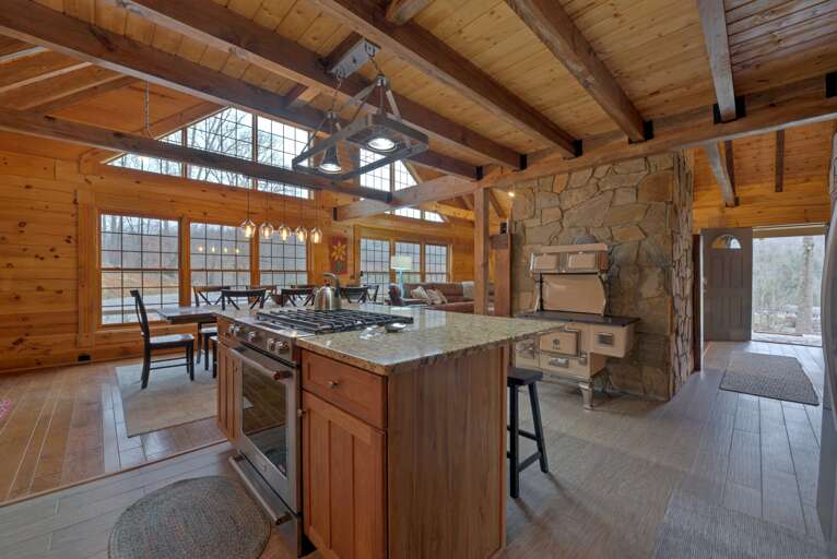 Kitchen Island w/ Breakfast Bar Seating Kitchen Island w/ Breakfast Bar Seating