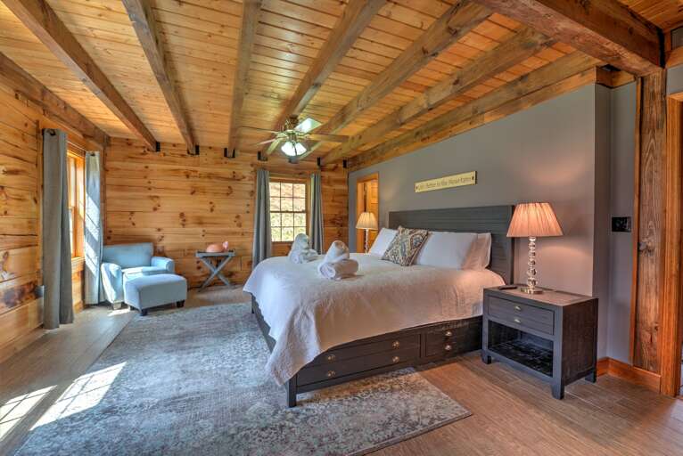 Main Level - Main Suite/Bedroom One - King Bed Main Level - Main Suite/Bedroom One - King Bed