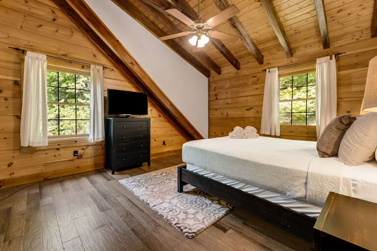 Bedroom Four - Queen Bed w/ Smart TV