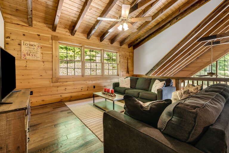 Loft Living Area w/ Smart TV