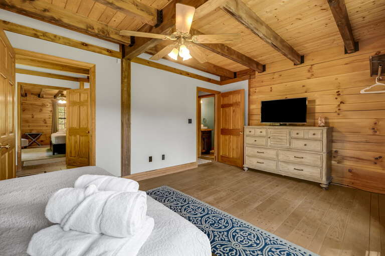 Bedroom Two - Queen Bed w/ Smart TV