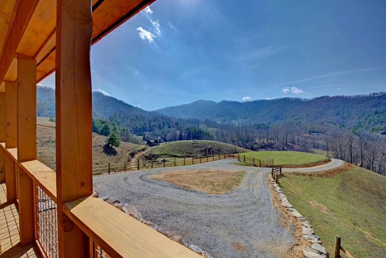 Deck w/Mountain Views