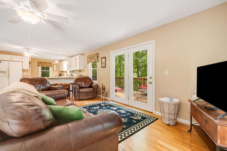 Living Area w/ Deck Access