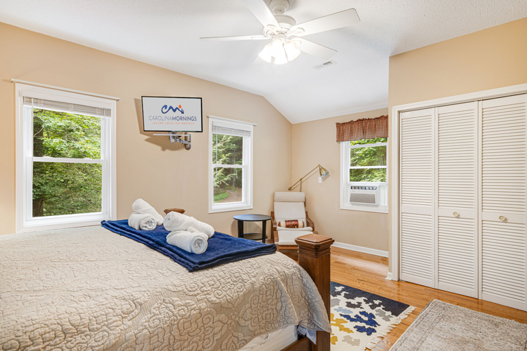 Main Suite/Bedroom One - w/ Reading Nook & TV