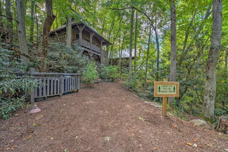 Short Inclined Walk to Cabins - Summer