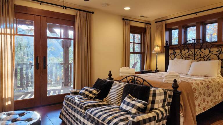 Bedroom One w/ Covered Patio Access