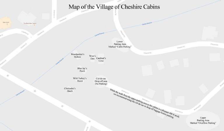 Village of Cheshire Cabin Map