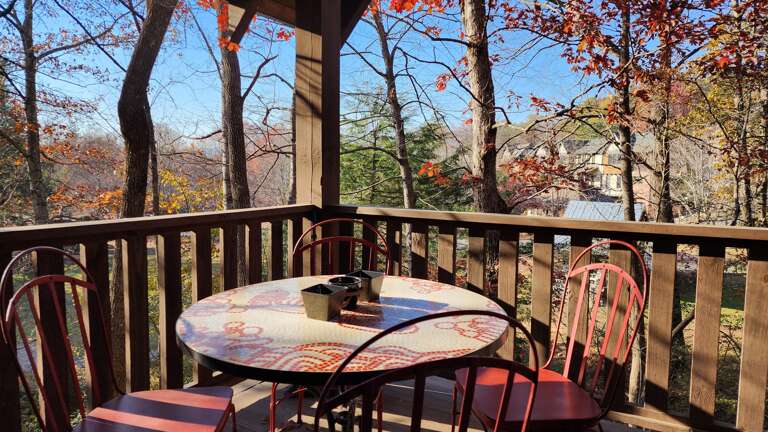 Sip your Morning Coffee on the Covered Deck