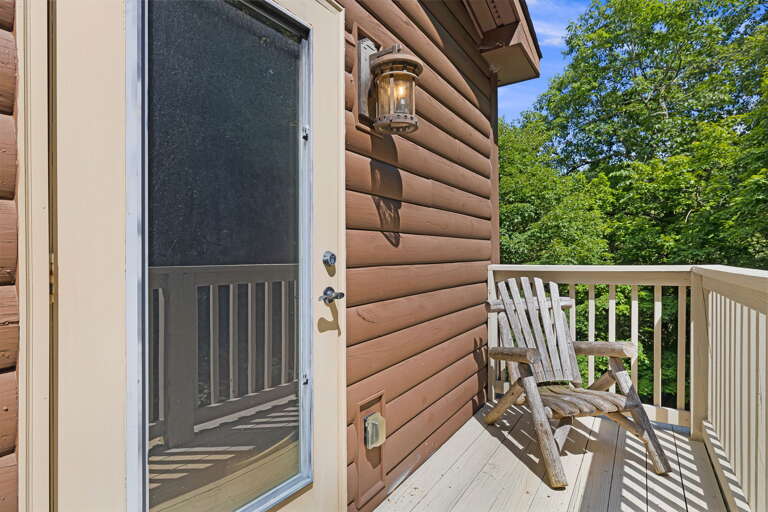 Enjoy Morning Coffee On the Main Suite's Private Balcony