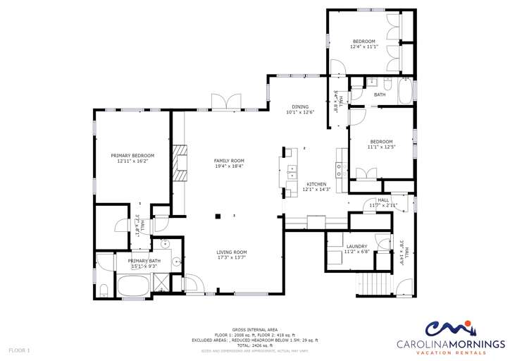 Woods Escape Floorplan