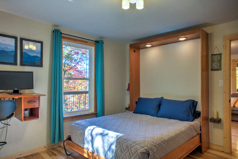 Bedroom 2 - Queen Murphy bed/Office Space