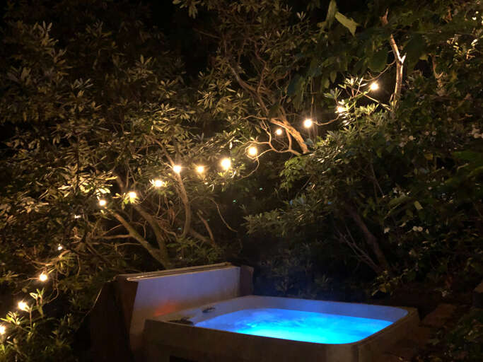 Hot Tub at Night