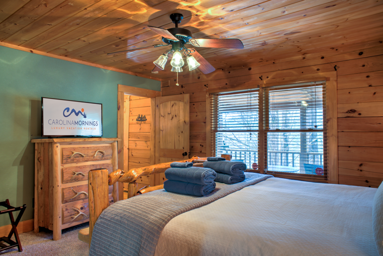 Bedroom One - King Bed w/ Smart TV