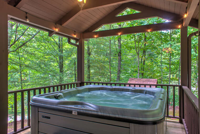 Covered Hot Tub