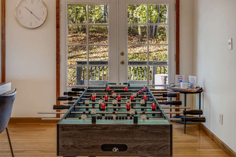 Challenge Accepted At the Foosball Table! Challenge Accepted At the Foosball Table!