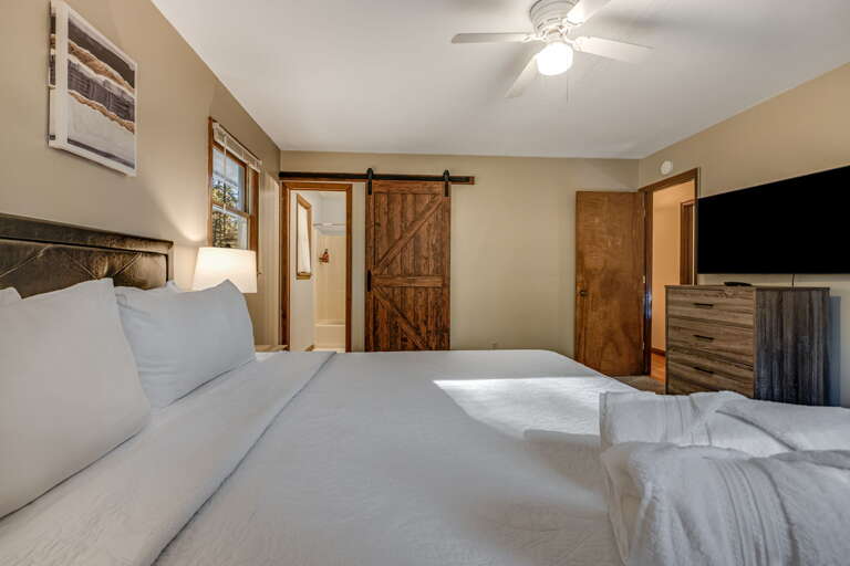 Main Suite/Bedroom Two - King Bed w/ Smart TV and Attached Full Bath