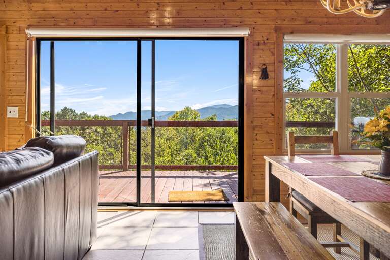 Living Area w/ Deck Access