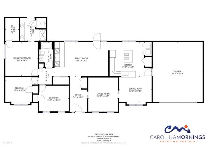 Toe River Retreat Floorplan
