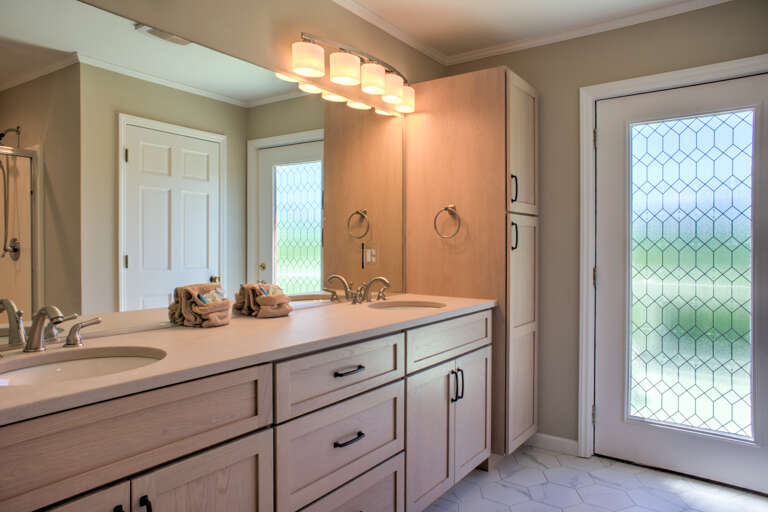 Full Bath with Double Vanity